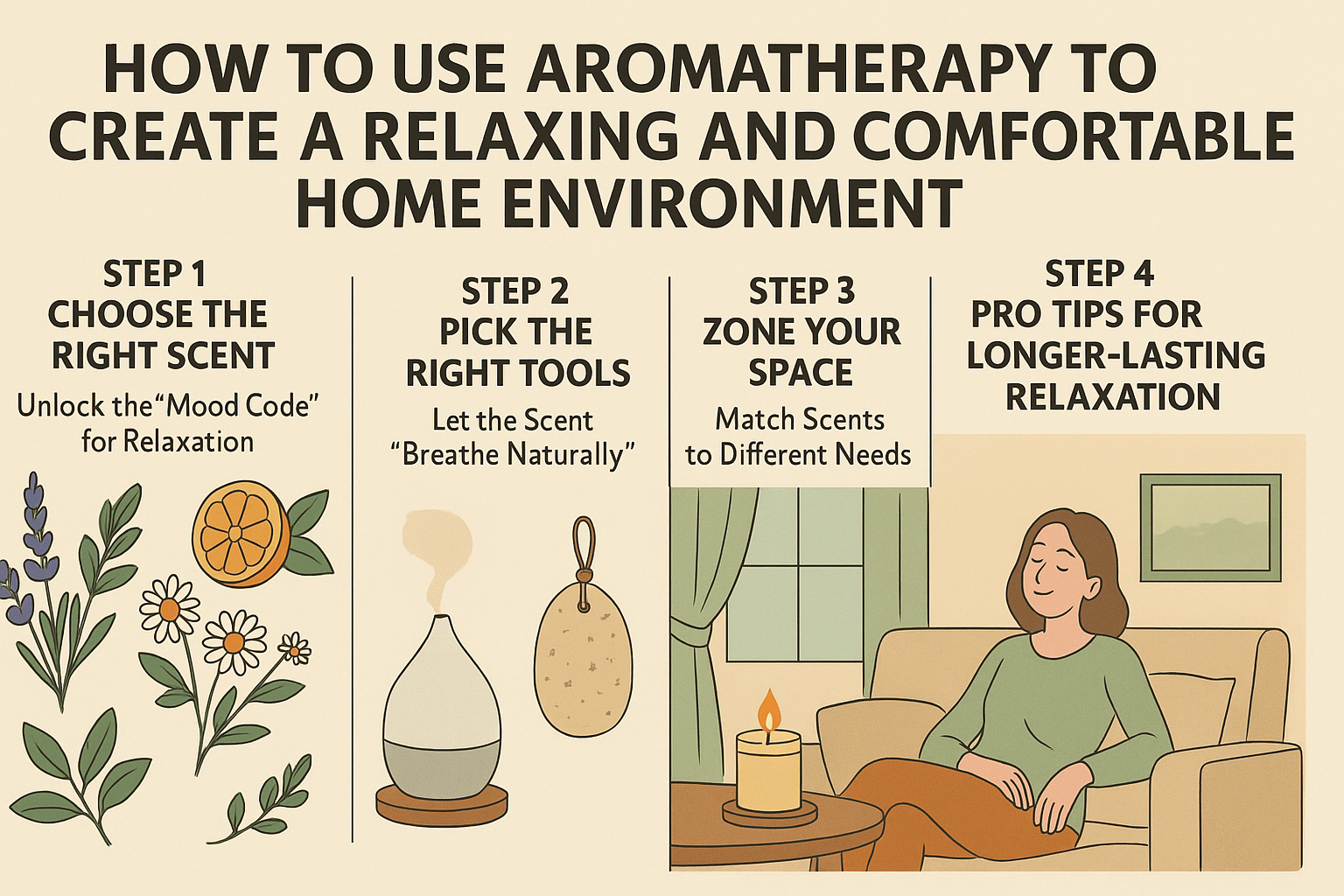 How to Use Aromatherapy to Create a Relaxing and Comfortable Home Environment